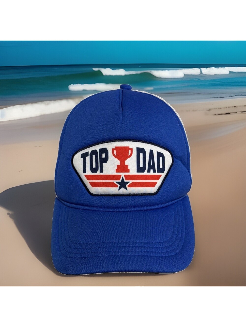Top Dad Farther Of The Year Winning Trophy 🏆 Parent Perfection Baseball Cap
